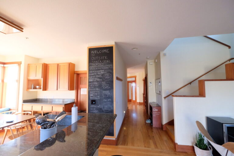 A view of the inside of the house