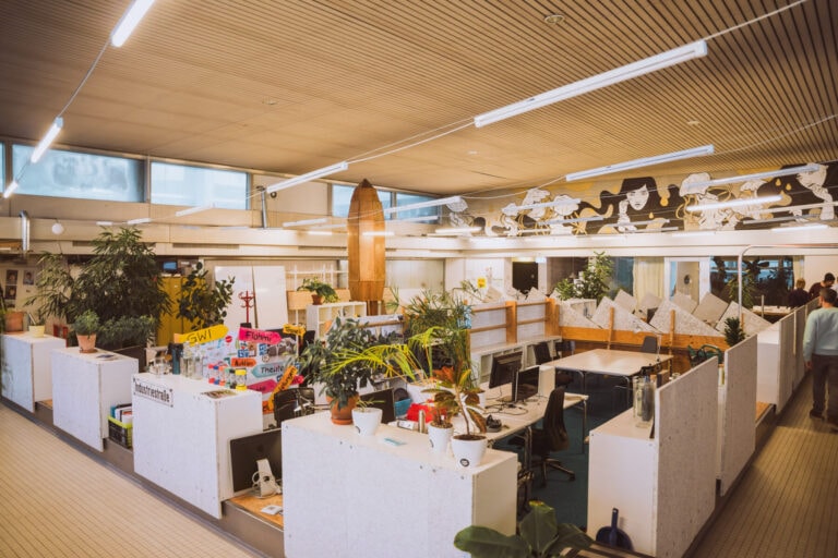 der Co-Working Bereich im Neubad