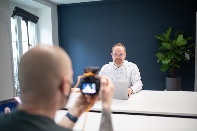 Velthy at the photo shoot in Lucerne with Boris Baldinger