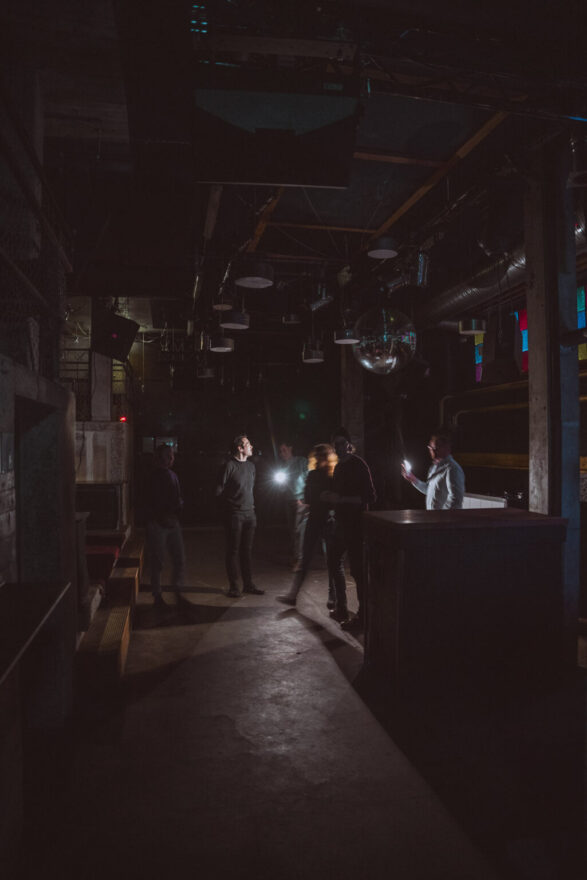 das required Team beim Rundgang im Neubad