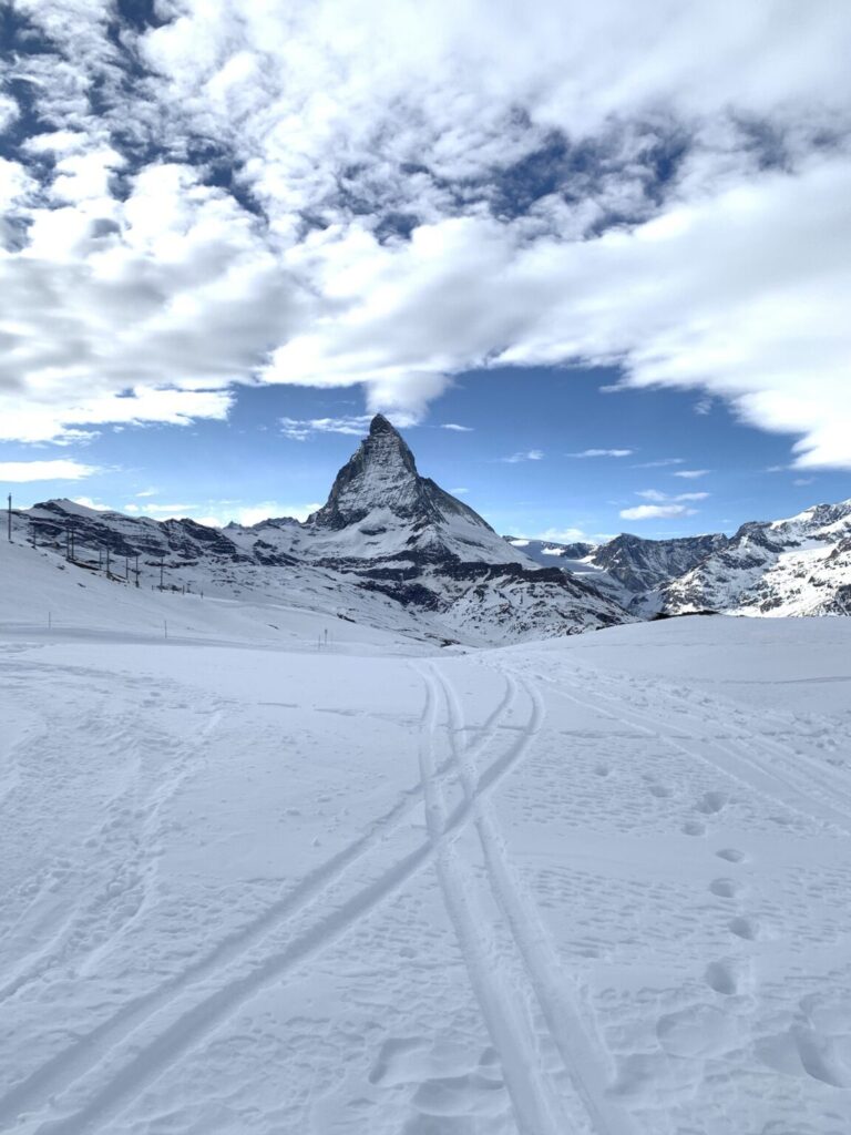 Das Matterhorn in der Nähe von Zermatt.
