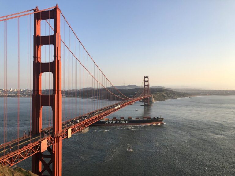 Die Goldengate Brücke in San Fransisco