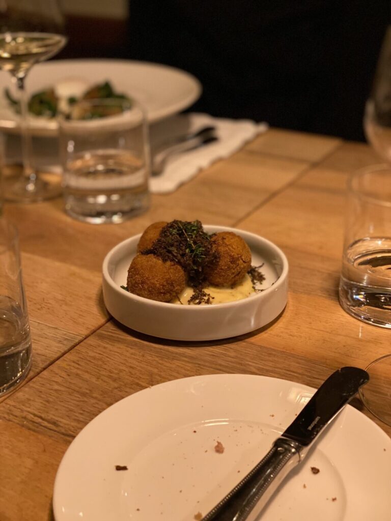Abendessen in Zermatt. Ein kleiner Zwischengang.