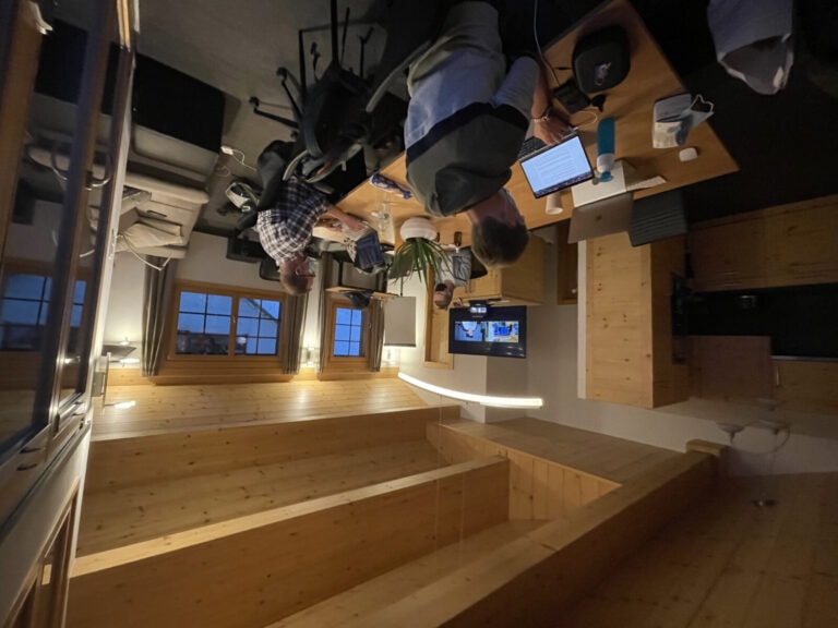 the required team working at the table