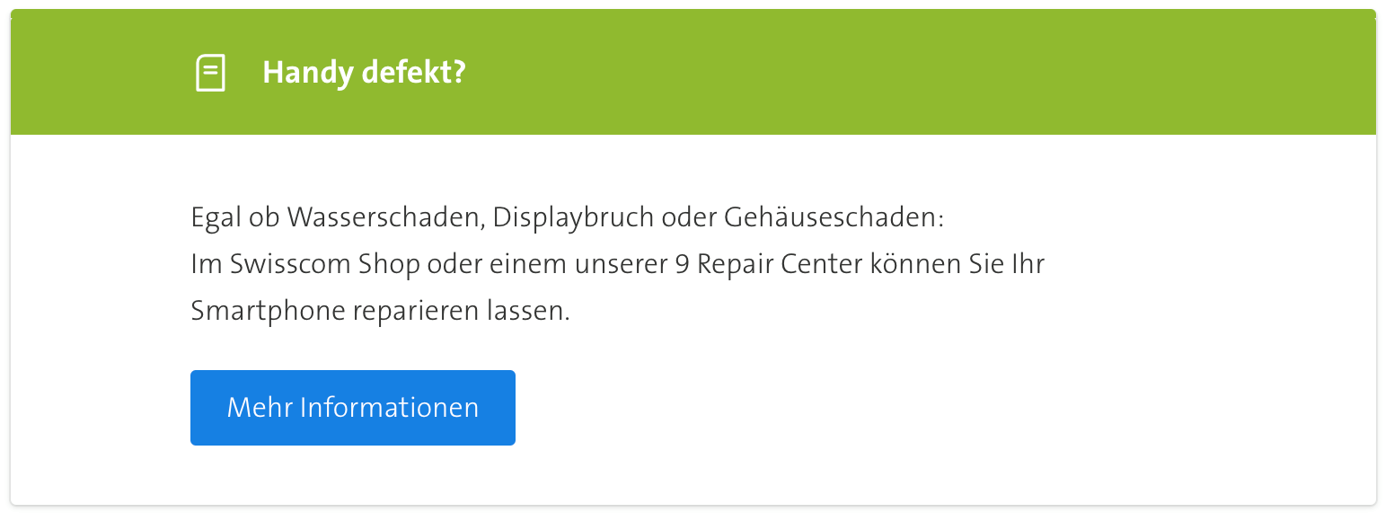 Screenshot von eimem Beispielblock