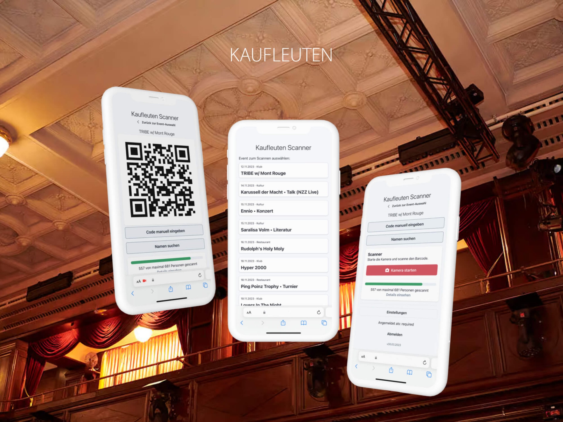 Event scanner app: ticket control made easy