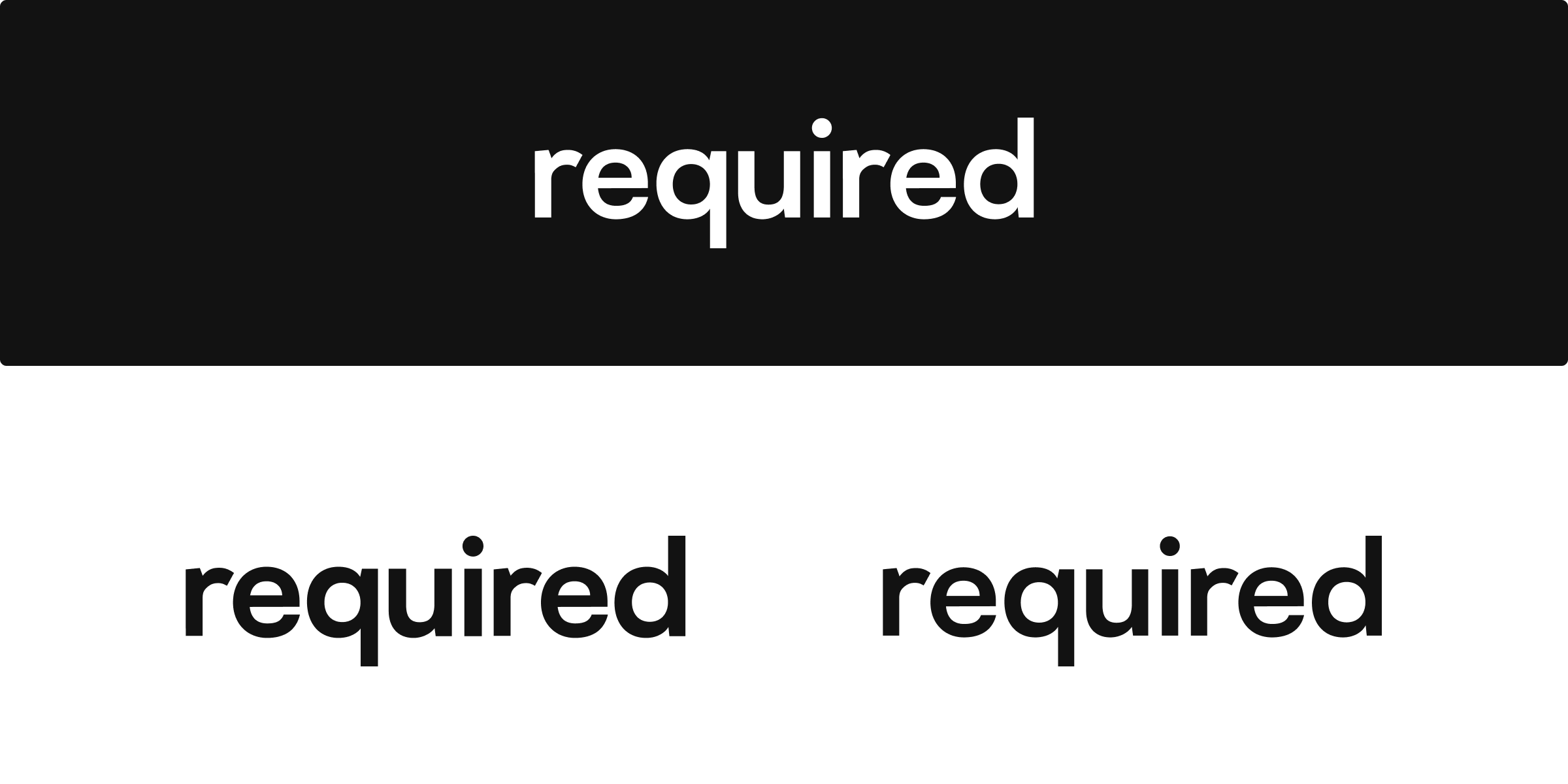 The new logo type for light and dark backgrounds.