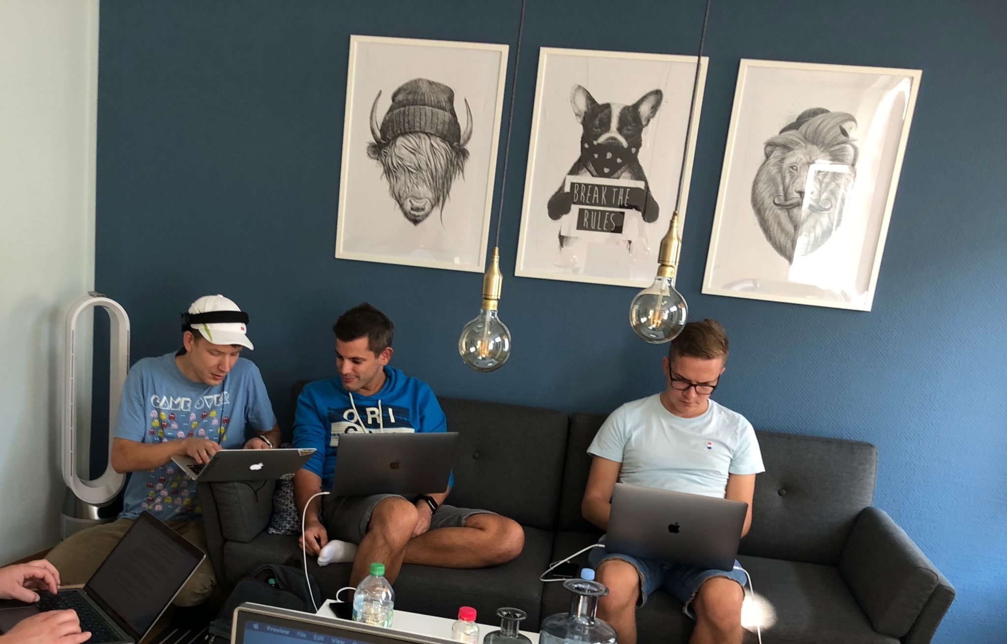 Erster Arbeitstag des Team Retreats