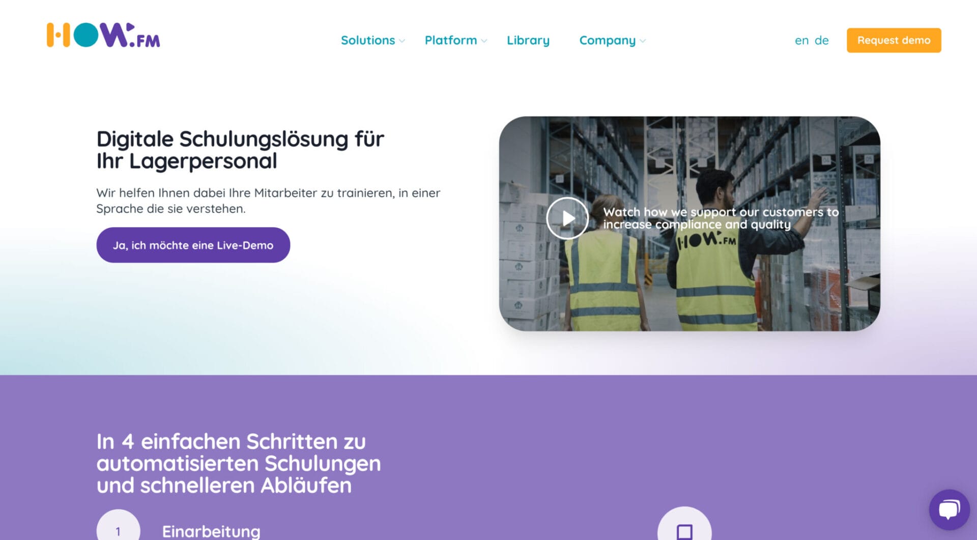 Design & development of how.fm landingpages