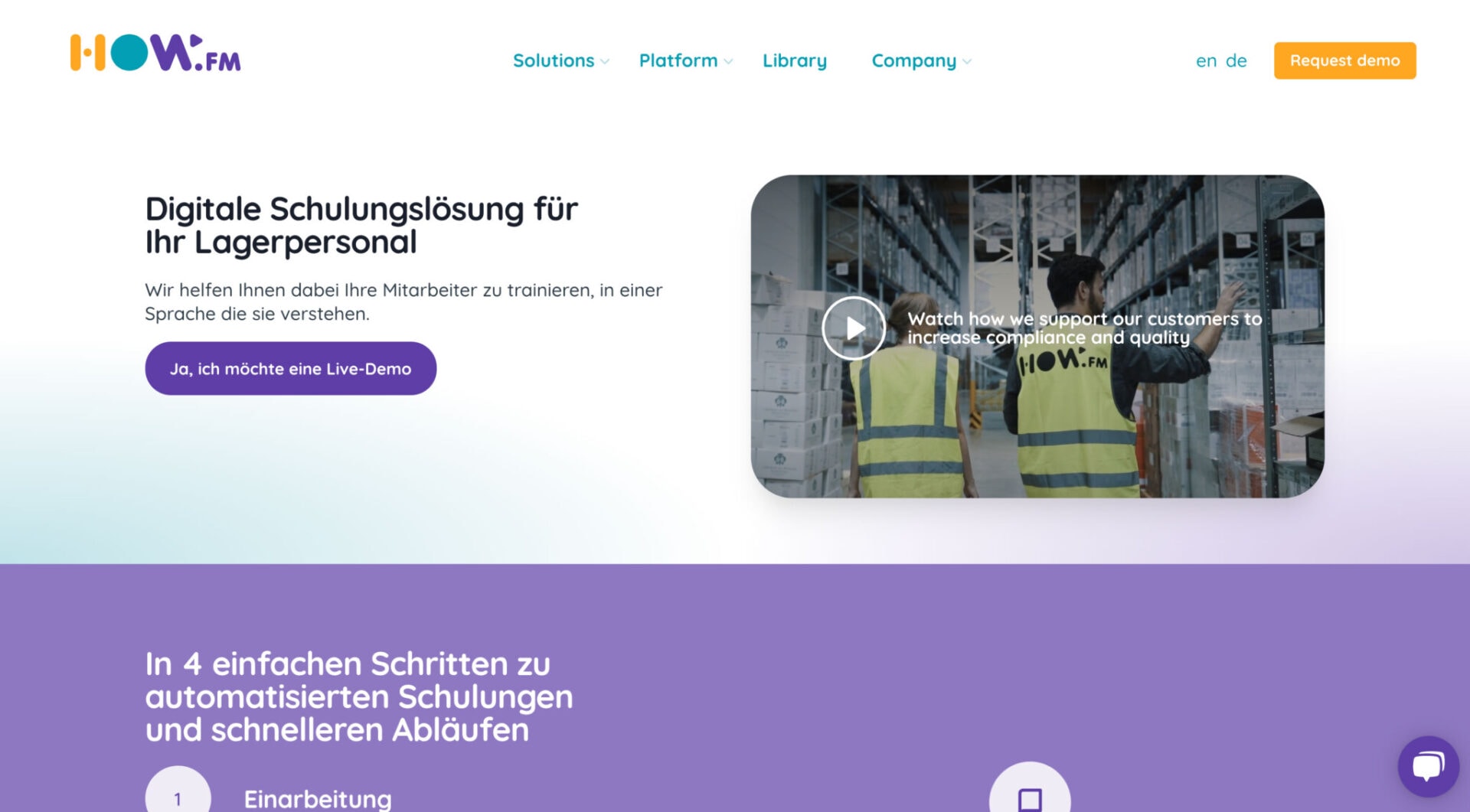 Design & development of how.fm landingpages