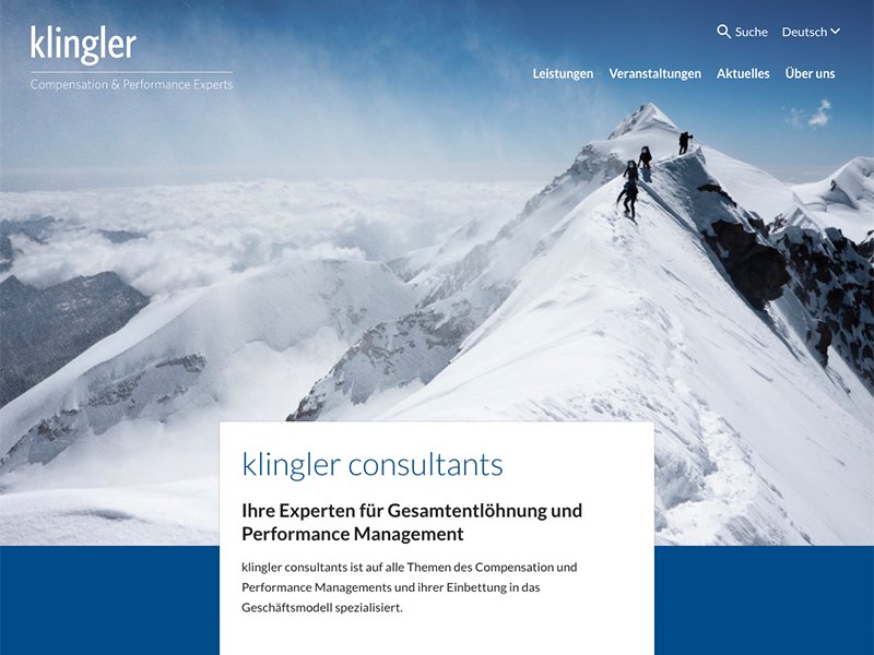 klingler consultants website