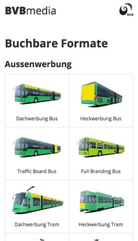 Website Moving Media Basel auf einem Smartphone