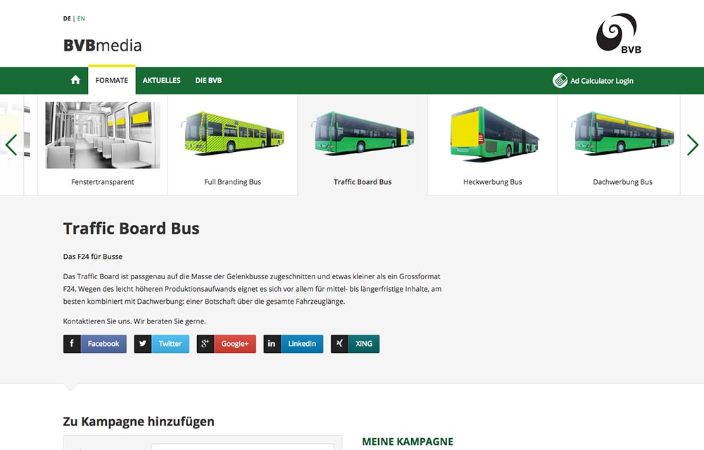 Website Moving Media Basel on a Laptop