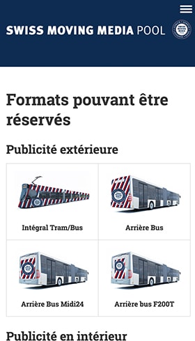 Swisscom Moving Media Pool auf einem Smartphone