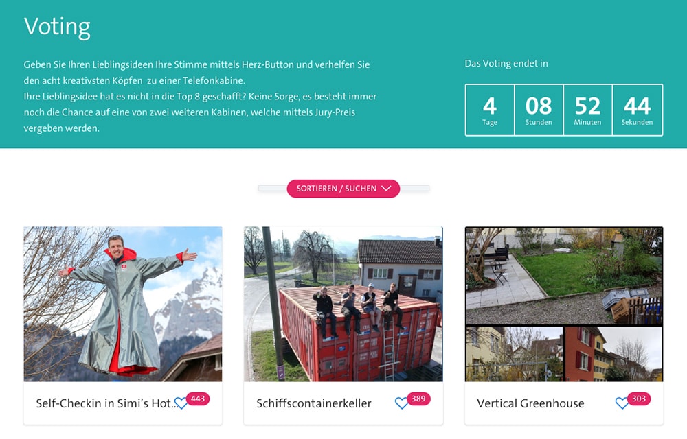 byebyepublifon Wettbewerb auf einem Laptop