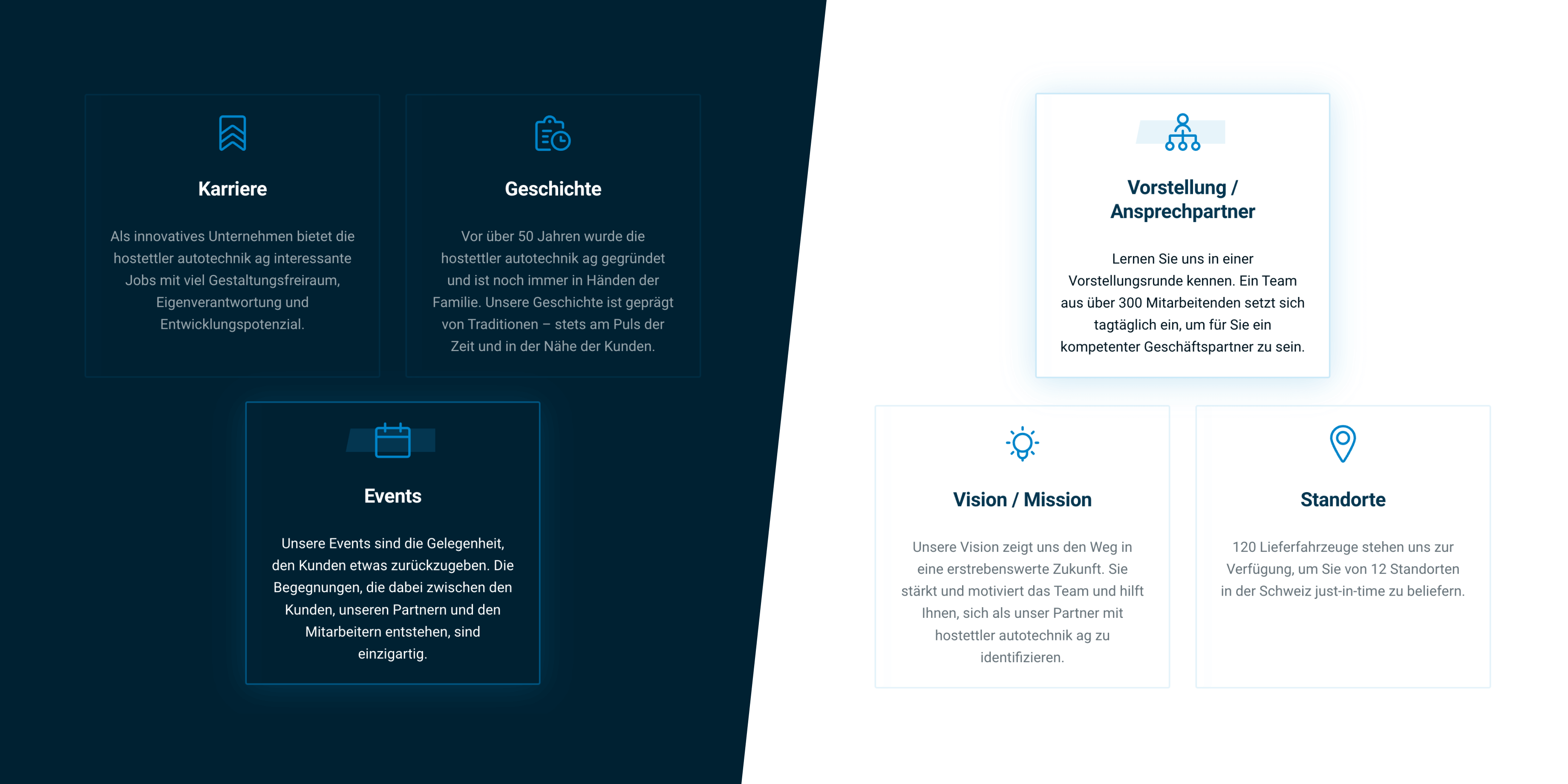 Beispiele der Teaserboxen auf autotechnik.ch