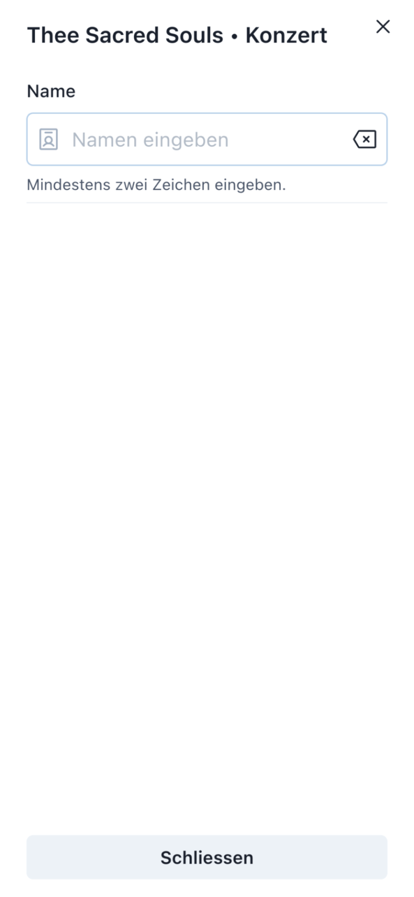 Scanner App: Enter name manually