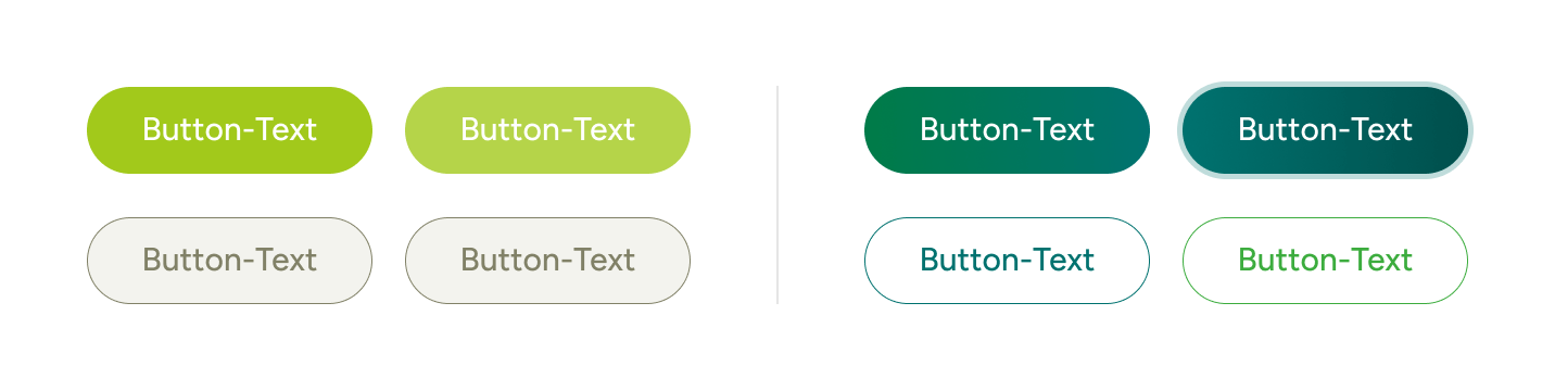 Buttons im alten Design mit zu geringem Kontrast im Vergleich mit den neuen Buttons
