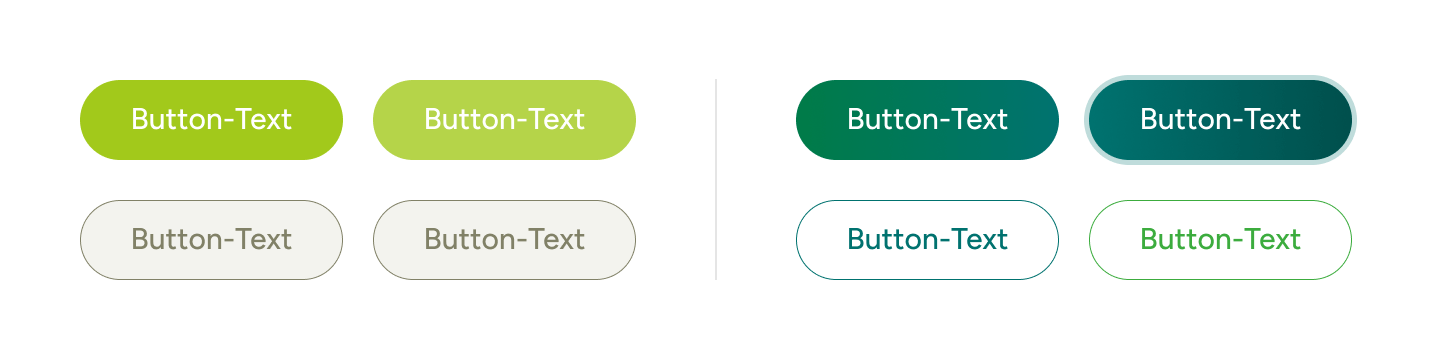 Buttons in the old design with too little contrast compared to the new buttons