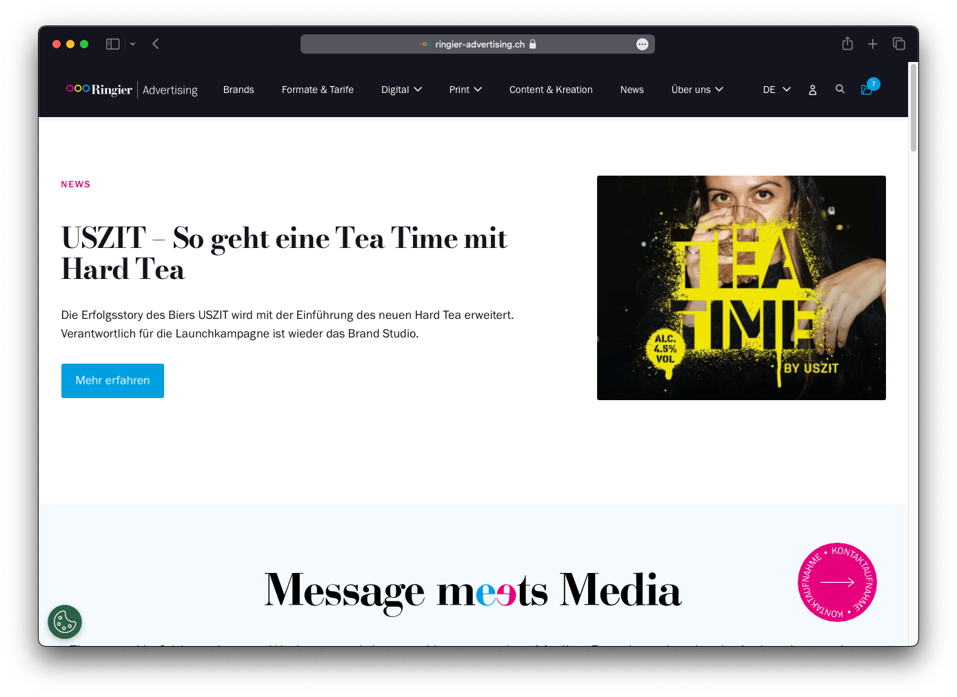 Mehrsprachigkeit mit WordPress für Ringier Advertising