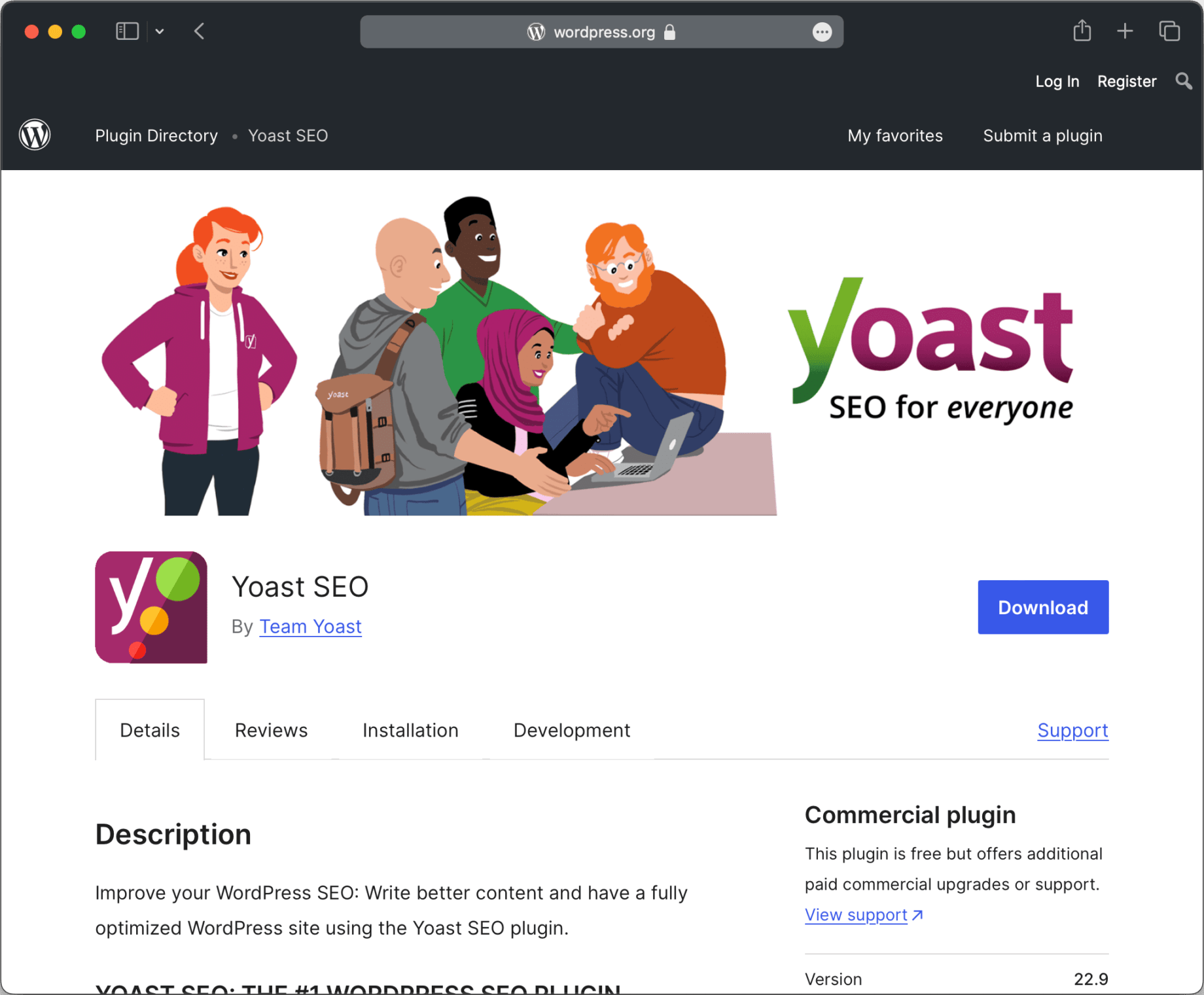 WordPress Yoast SEO Plugin