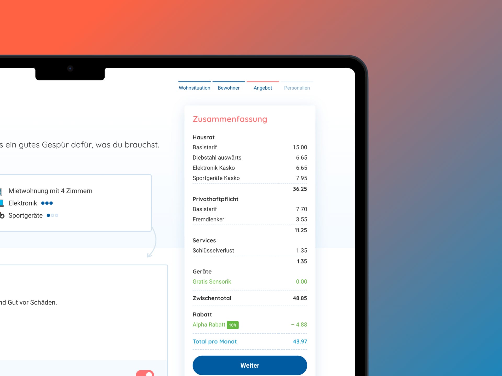 Workshops and prototype for an insurance premium calculator