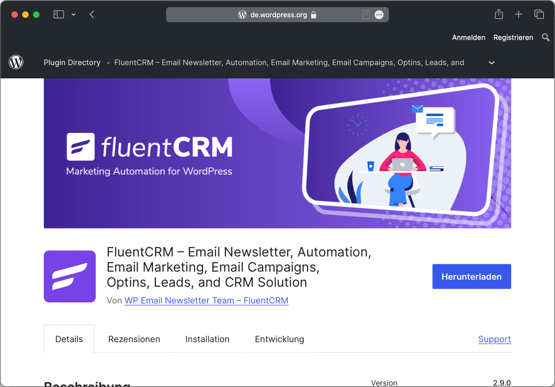FluentCRM Plugin - Email Marketing, Newsletter Tool und mehr für WordPress