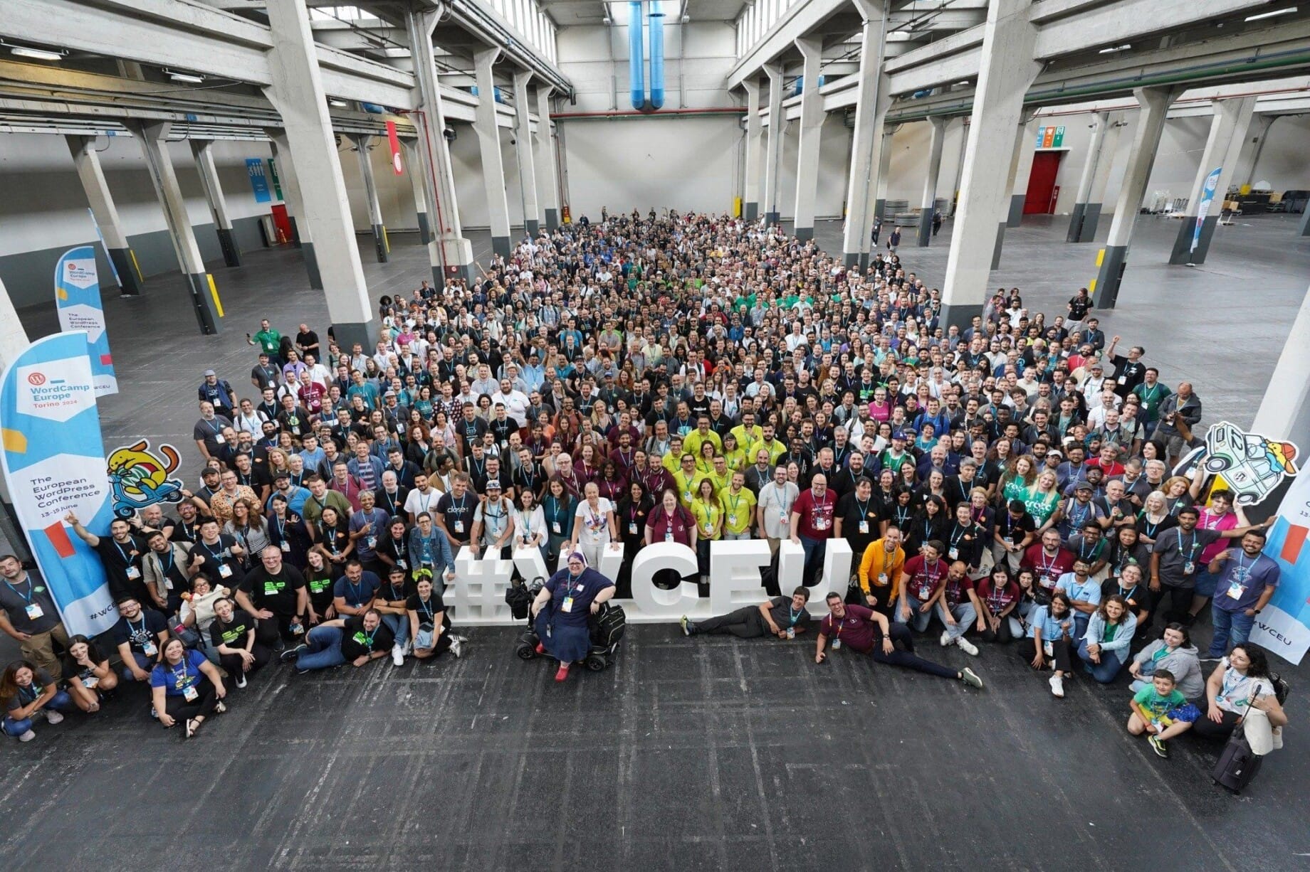 Gruppenfoto von allen WCEU Teilnehmenden
