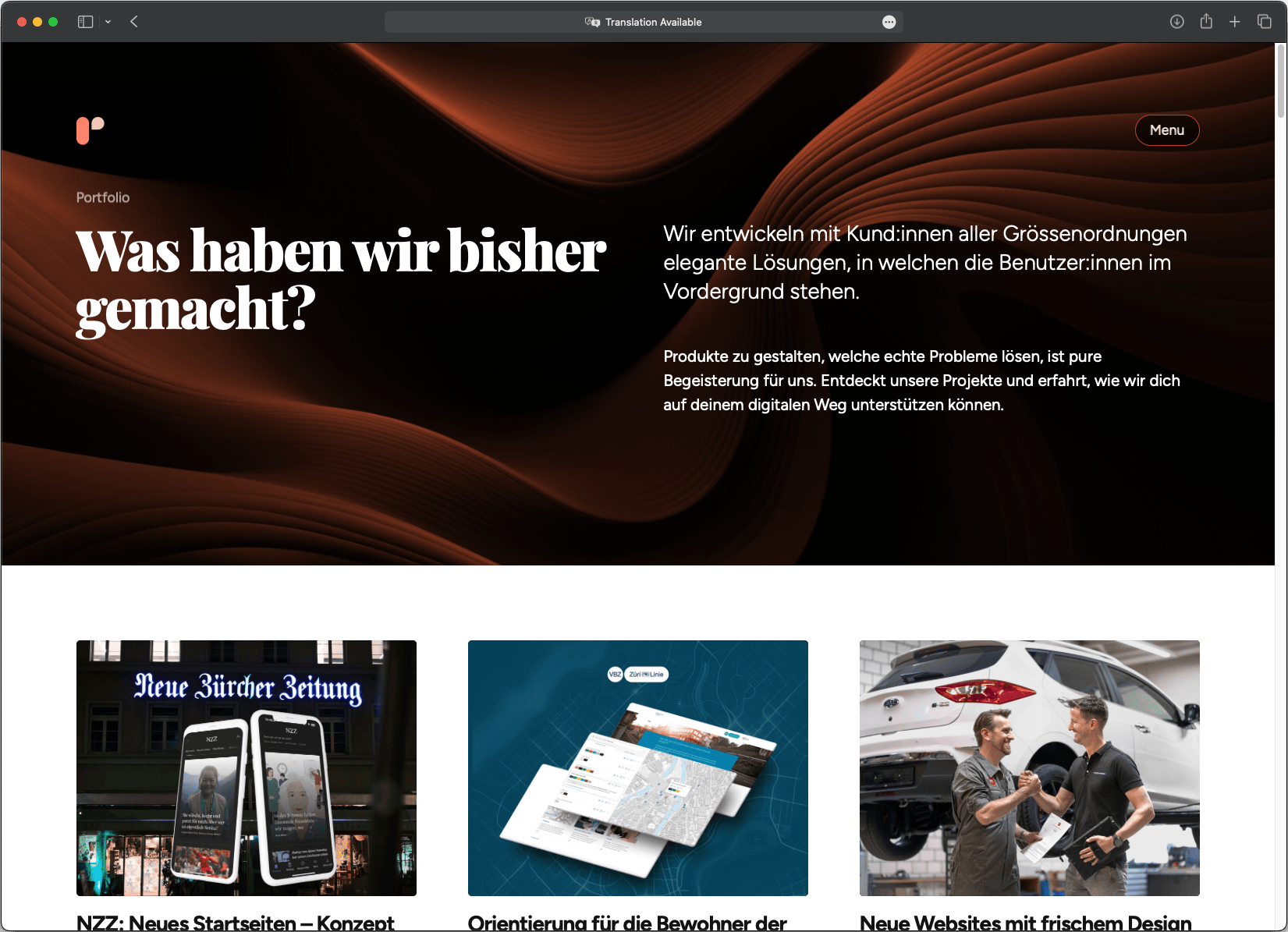 Unser Web-Agentur Portfolio
