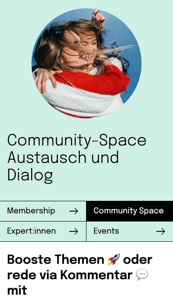 Screenshot of the mal-ehrlich.ch community on a smartphone.