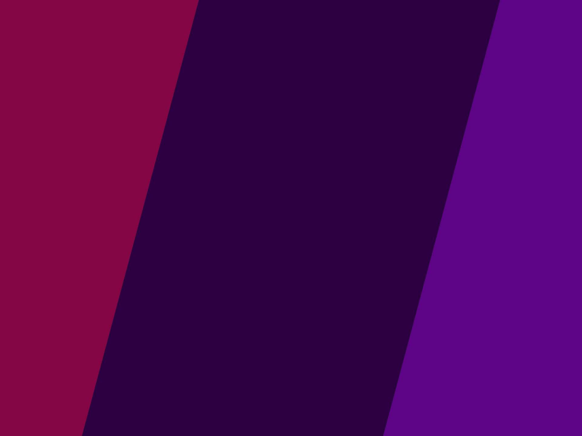 Graphic with three wide, diagonal color stripes in different tones from left to right.