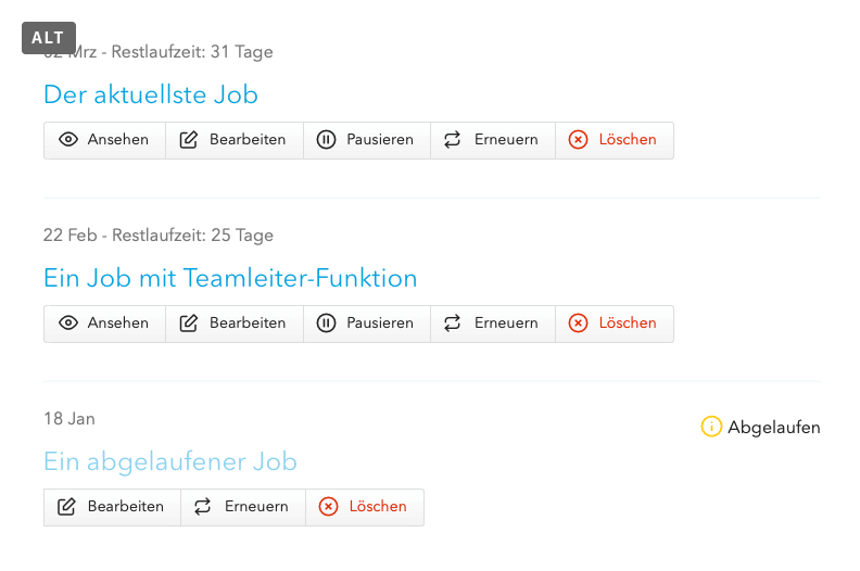 An animated gif in which the advertisements entered by the company are displayed.